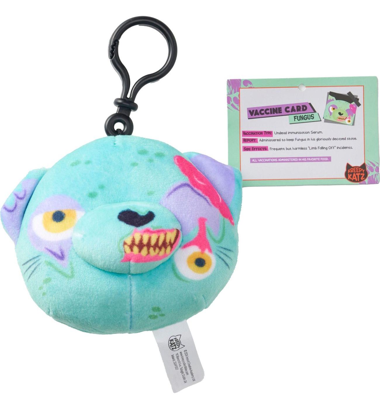 Kreepy Katz Collectible Plush Clip On - Series 1; image 7 of 9