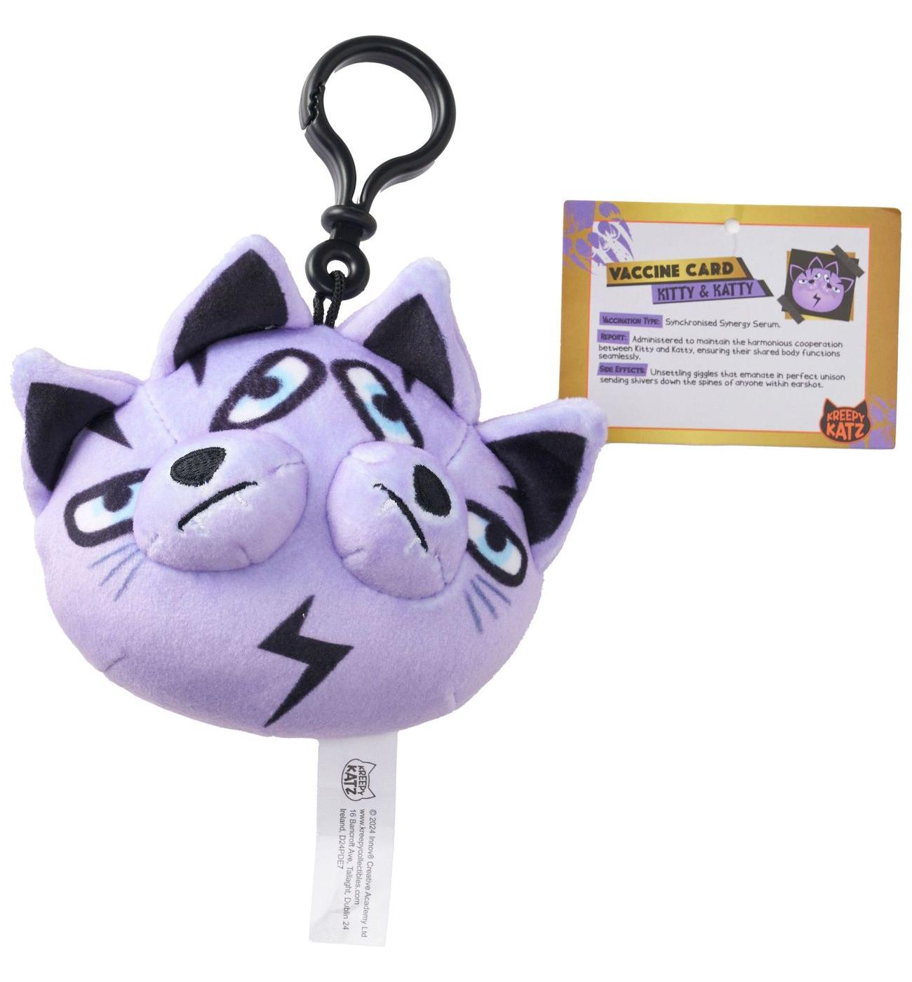 Kreepy Katz Collectible Plush Clip On - Series 1; image 9 of 9