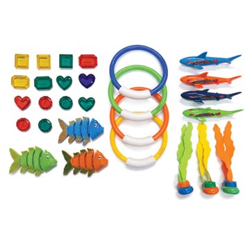 Cabana Sports Pool Dive Toy Set, 28 Pc
