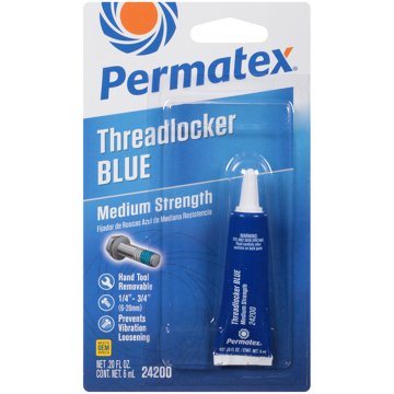Permatex Threadlocker Blue - Medium Strength, 0.20 fl oz