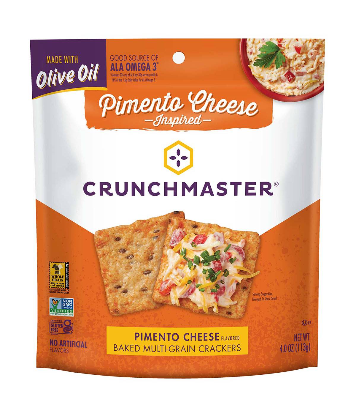 Crunchmaster Baked Multi Grain Crackers - Pimento Cheese - Shop ...