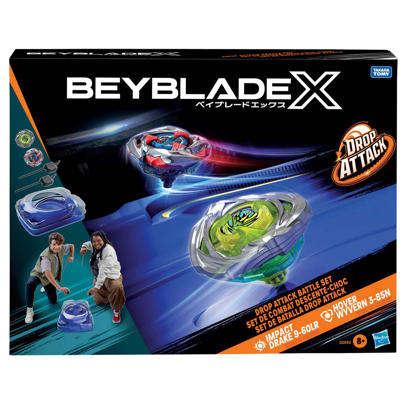 Beyblade X Drop Attack Battle Set - Shop Action figures & dolls at