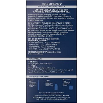 Roc Derm Correxion Eye Repair Dark Circle Cream, 0.5 oz