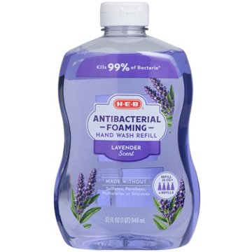HEB Antibacterial Foaming Hand Soap Refill - Lavender