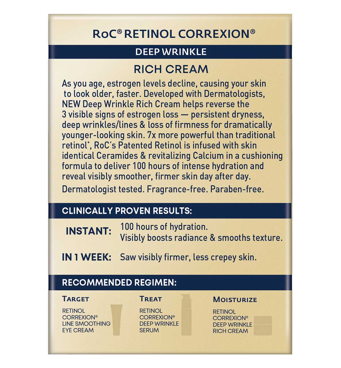 Roc Retinol Correxion Deep Wrinkle Rich Cream; image 2 of 3