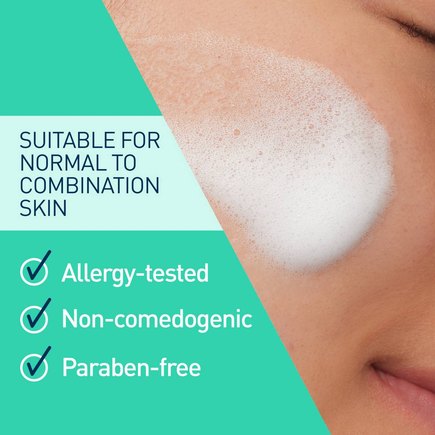 CeraVe Balancing Air Foam Cleanser - Normal to Combination Skin; image 3 of 9