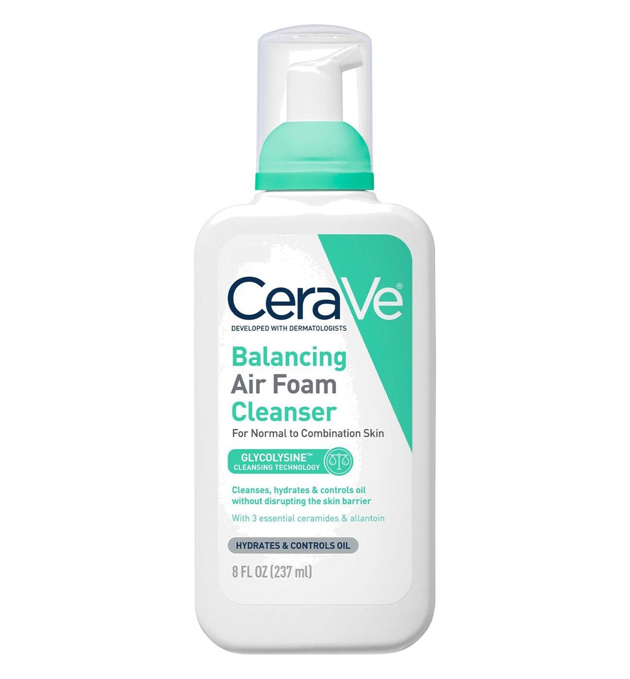 CeraVe Balancing Air Foam Cleanser - Normal to Combination Skin; image 1 of 9