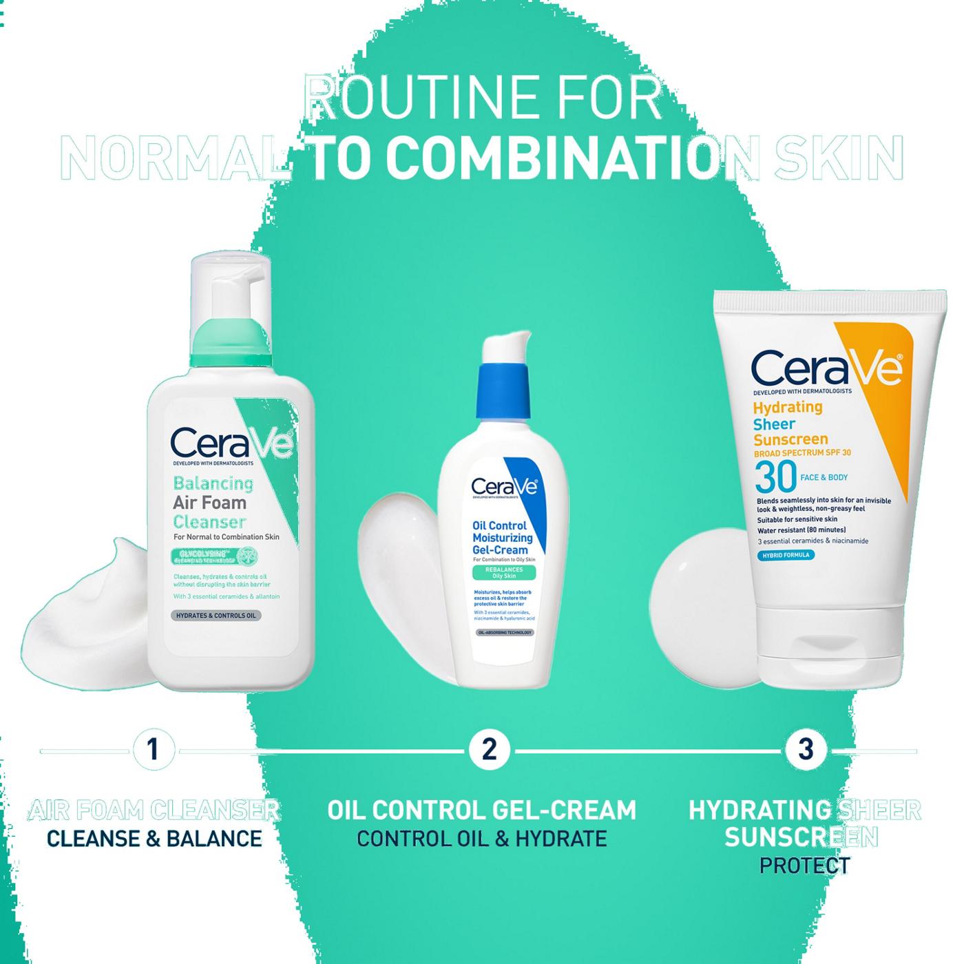 CeraVe Balancing Air Foam Cleanser - Normal to Combination Skin; image 8 of 9