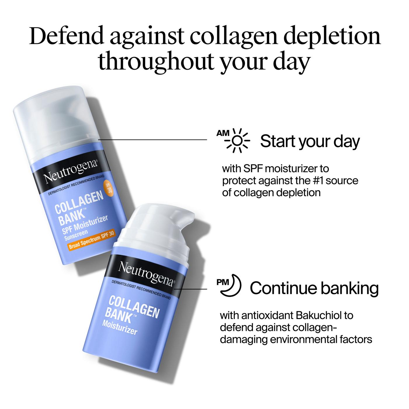 Neutrogena Collagen Bank Moisturizer Sunscreen - SPF 30; image 7 of 7