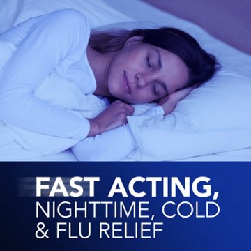 Vicks DayQuil & NyQuil SEVERE Cold & Flu Liquicaps Medicine, Powerful Daytime & Nightime Relief, Combo Pack