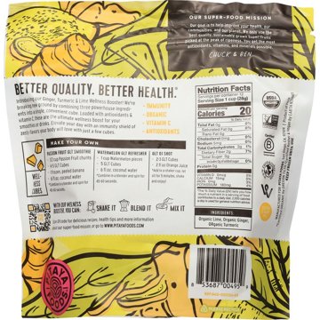 Pitaya Foods Organic Ginger & Lime Turmeric Wellness Booster, 12 oz
