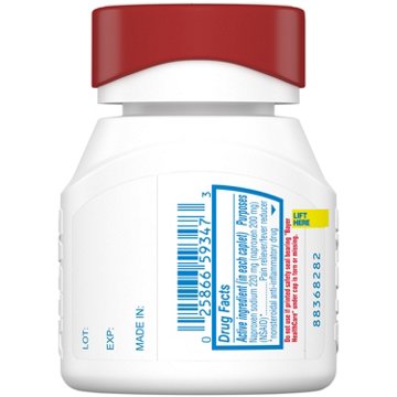 Aleve Arthritis Pain Relief 220 mg Caplets with Soft Grip Cap