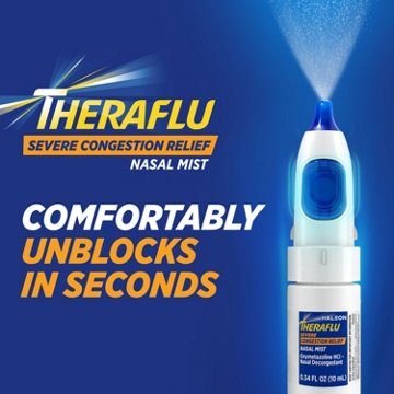 Theraflu Severe Congestion Relief Nasal Mist, 0.34 Fl Oz