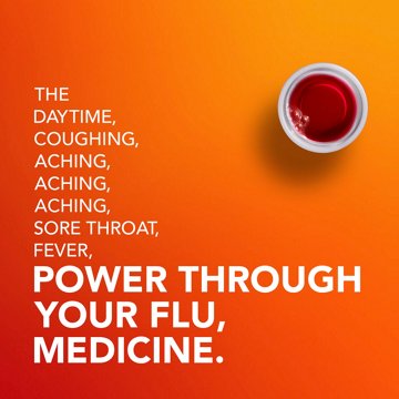 Vicks DayQuil & NyQuil Intense Flu Liquid, Over-the-Counter Medicine, Multi-Symptom Powerful Daytime & Nighttime 6 Hour Relief, Combo Pack, Cherry Flavor