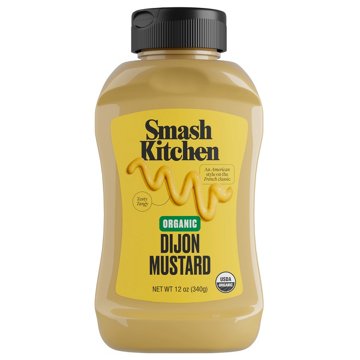 Smash Kitchen Organic Dijon Mustard, 12 oz