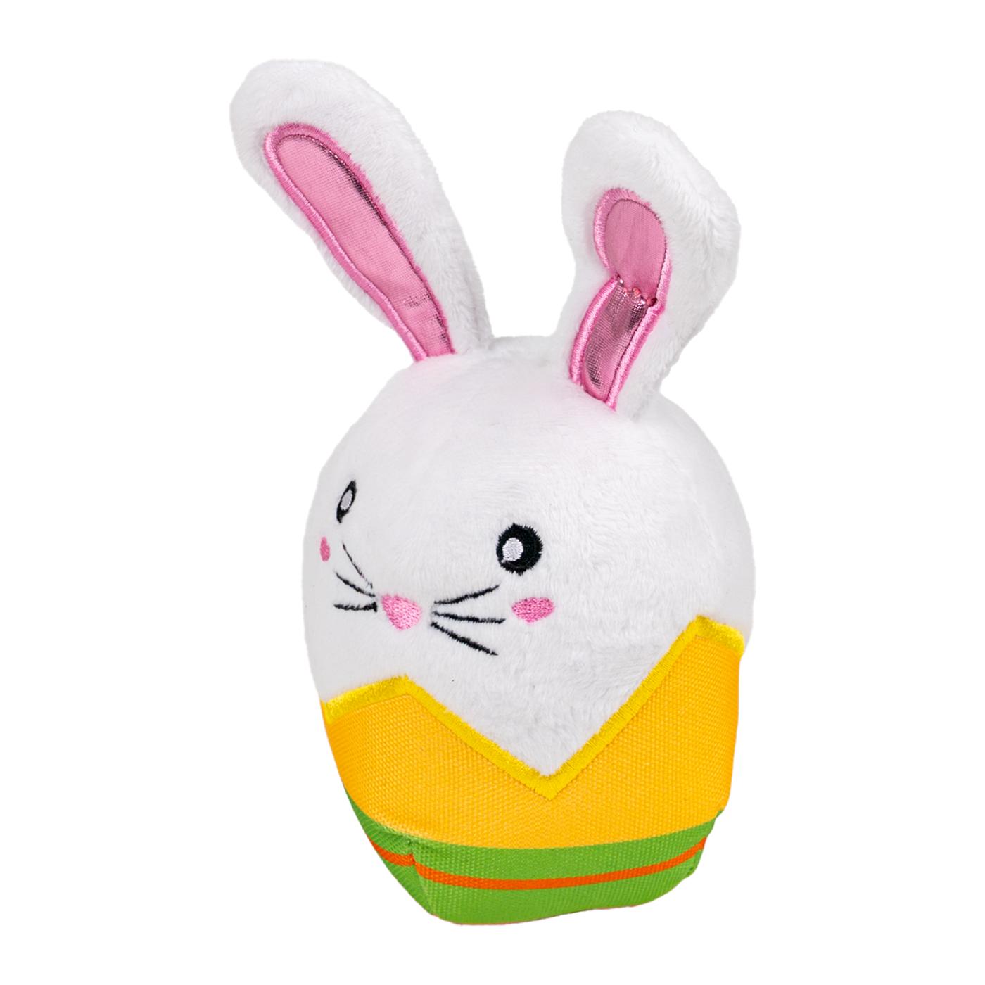 Woof & Whiskers Bunny In Egg Dog Toy; image 5 of 6