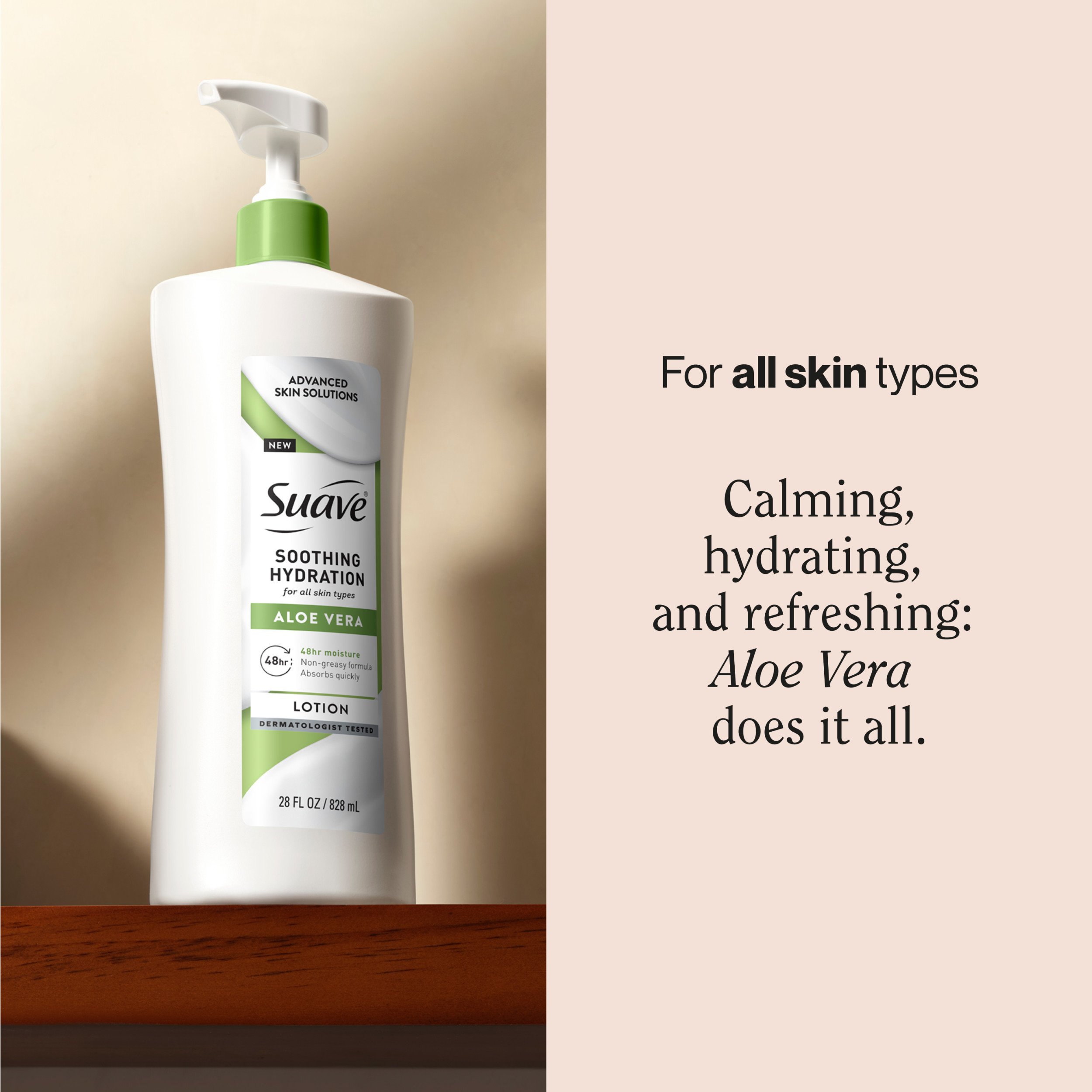 Suave Soothing Hydration Hand & Body Lotion with Aloe Vera - All Skin Types  - Shop Body lotion at H-E-B