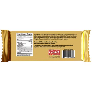 Leonessa Chocolatier Dubai Style Chocolate Bar, 3.5 oz