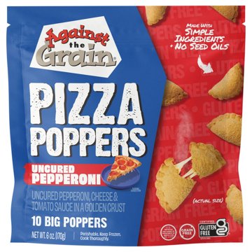 Against the Grain Gluten Free Pizza Poppers - Pepperoni, 10 ct