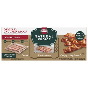 Hormel Natural Choice Microwave Ready Uncured Bacon