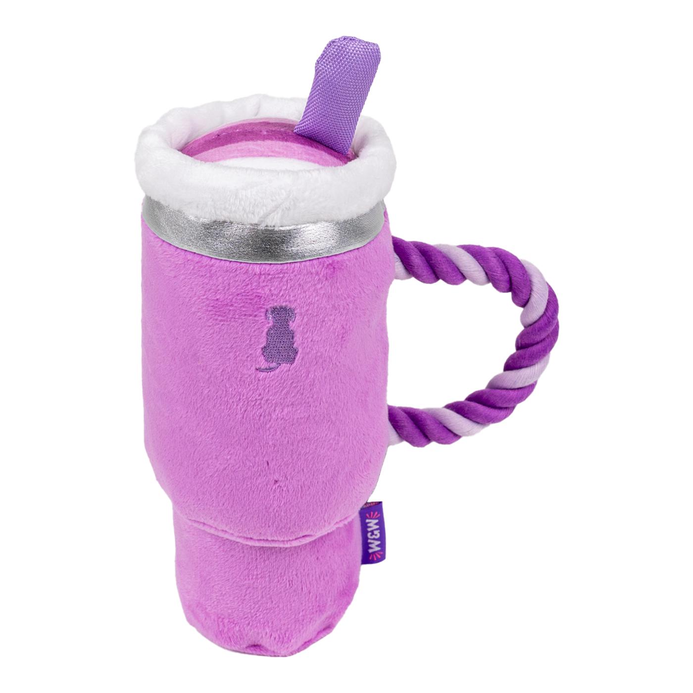 Woof & Whiskers Water Cup Purple Rope Dog Toy; image 1 of 5