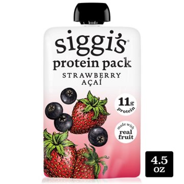 Siggi's 11g Protein Pack Yogurt Pouch - Strawberry Acai