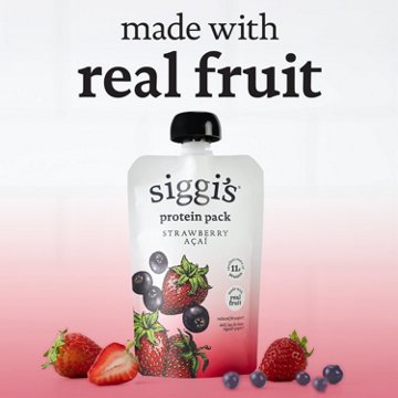 Siggi's 11g Protein Pack Yogurt Pouch - Strawberry Acai