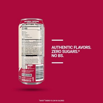 Ghost Zero Sugar Raspberry Cream Energy Drink