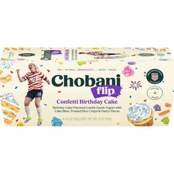 Chobani Flip Low Fat Confetti Birthday Cake Greek Yogurt