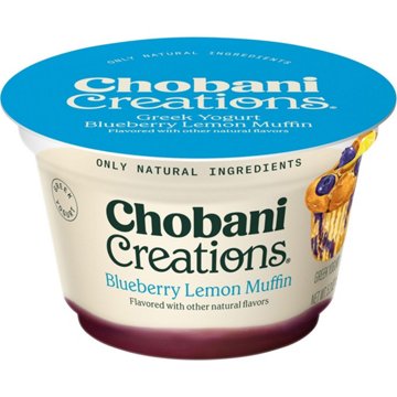 Chobani Creations Blueberry Lemon Muffin Greek Yogurt 