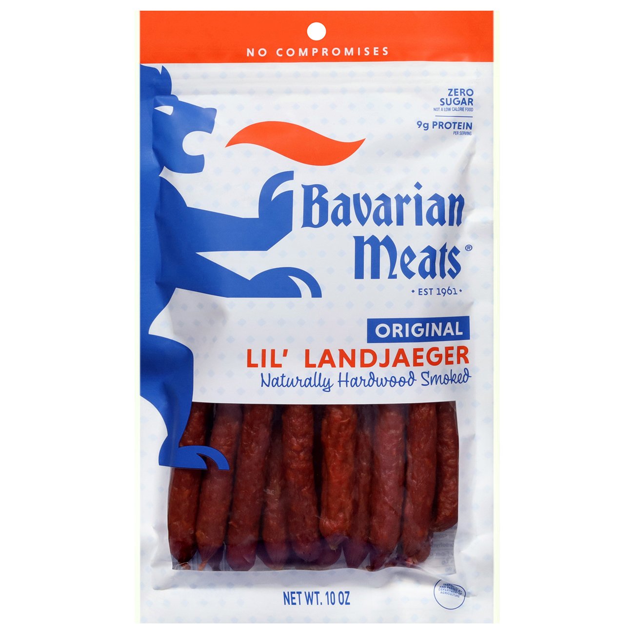 Bavarian Meats Zero Sugar 9g Protein Original Lil' Landjaeger Meat ...