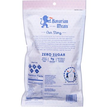 Bavarian Meats Zero Sugar 9g Protein Original Lil' Landjaeger Meat Sticks, 10 oz