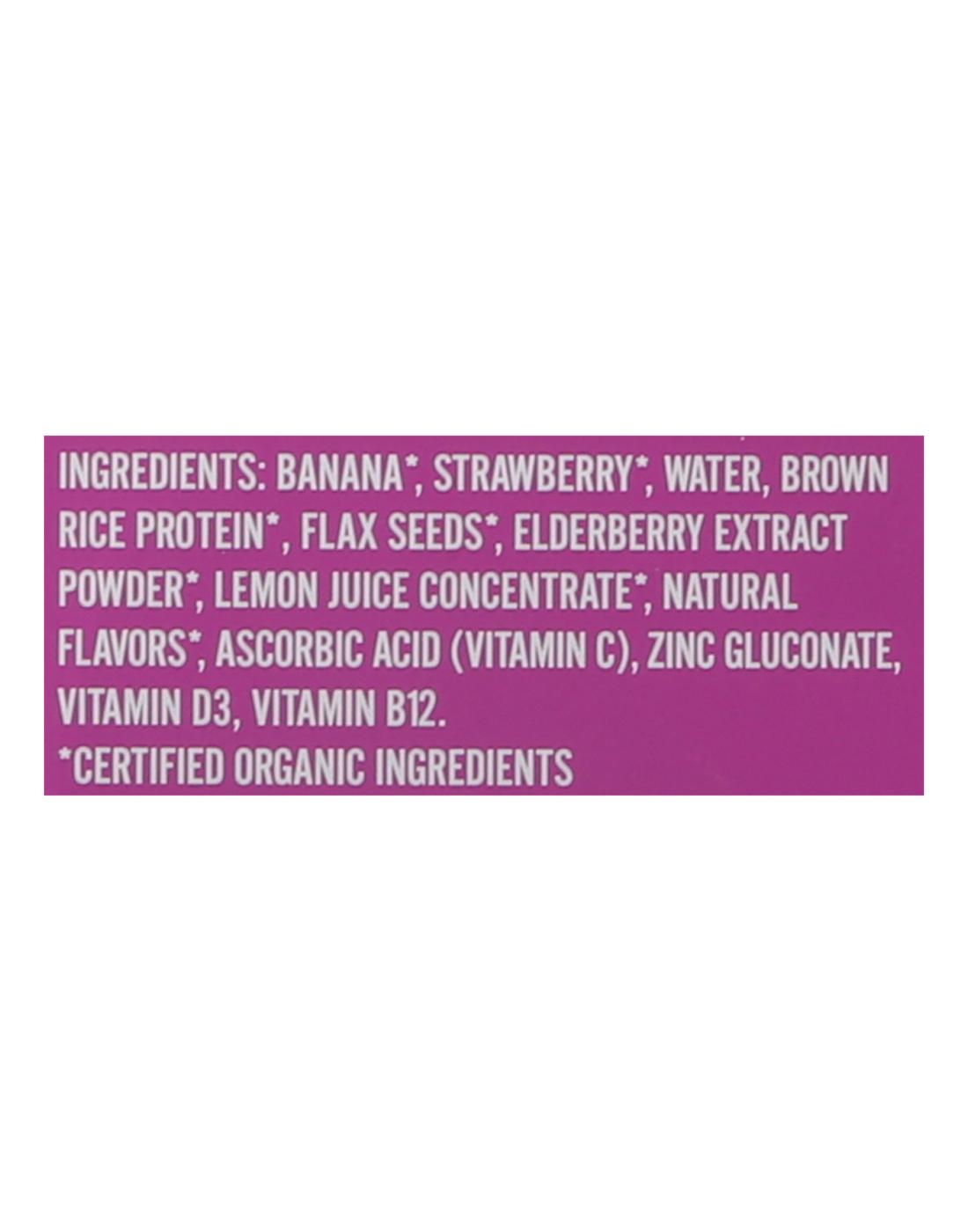 Noka Superfood Smoothies + Immune Support Pouches - Strawberry Banana; image 2 of 6