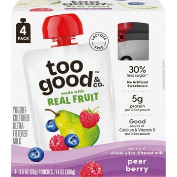 Too Good & Co. Yogurt Pouch - Pear Berry