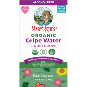 Mary Ruth's Organic Gripe Water Liquid Drops - Grape, 4 oz