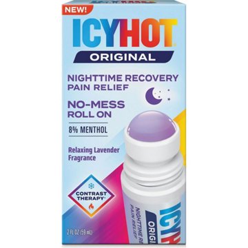 Icy Hot Nighttime Recovery Menthol Muscle Pain Relief Roll-On - Lavender