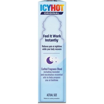 Icy Hot Nighttime Recovery Menthol Muscle Pain Relief Roll-On - Lavender