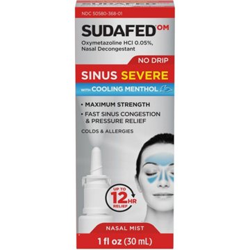 Sudafed No Drip Severe Sinus Cooling Nasal Mist