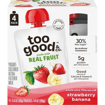 Too Good & Co. Yogurt Pouch - Strawberry Banana