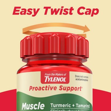 Tylenol Proactive Support Muscle & Joint Turmeric Caplets