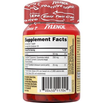 Tylenol Proactive Support Muscle, Joint & Stress Turmeric & Sceletium Caplets