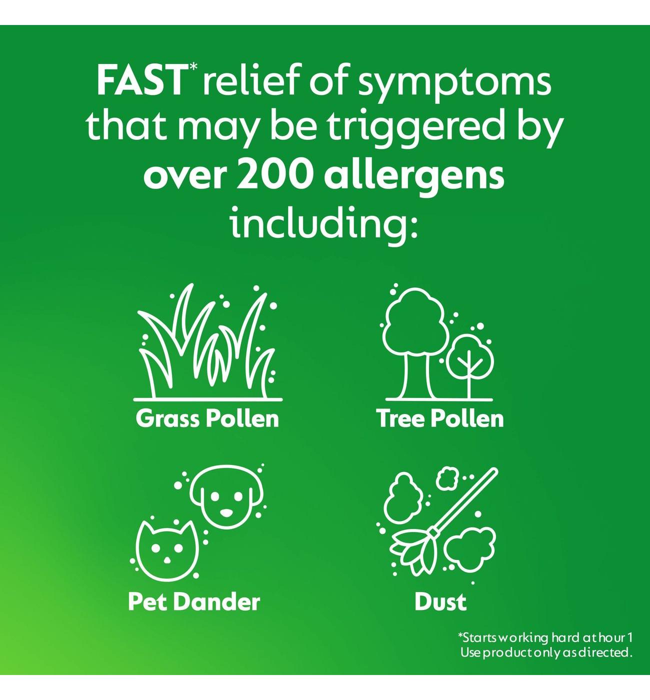 Zyrtec Indoor & Outdoor Allergy Relief 5 mg Antihistamine Tablets; image 4 of 8