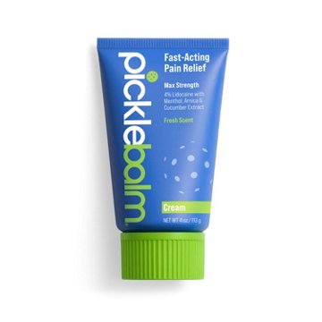 Picklebalm Max Strength Lidocaine Fast Acting Muscle Pain Relief Cream