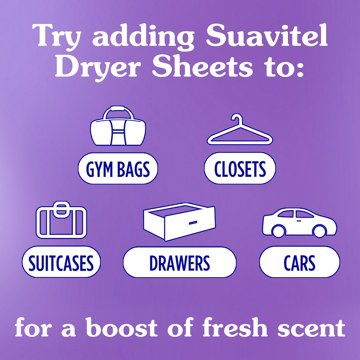 Suavitel Complete Care Fabric Conditioner Dryer Sheets - Lavender