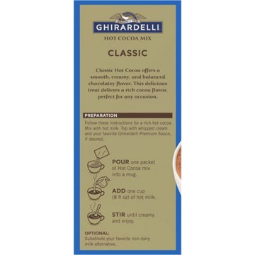 Ghirardelli Classic Hot Cocoa Mix Packets, 8 ct