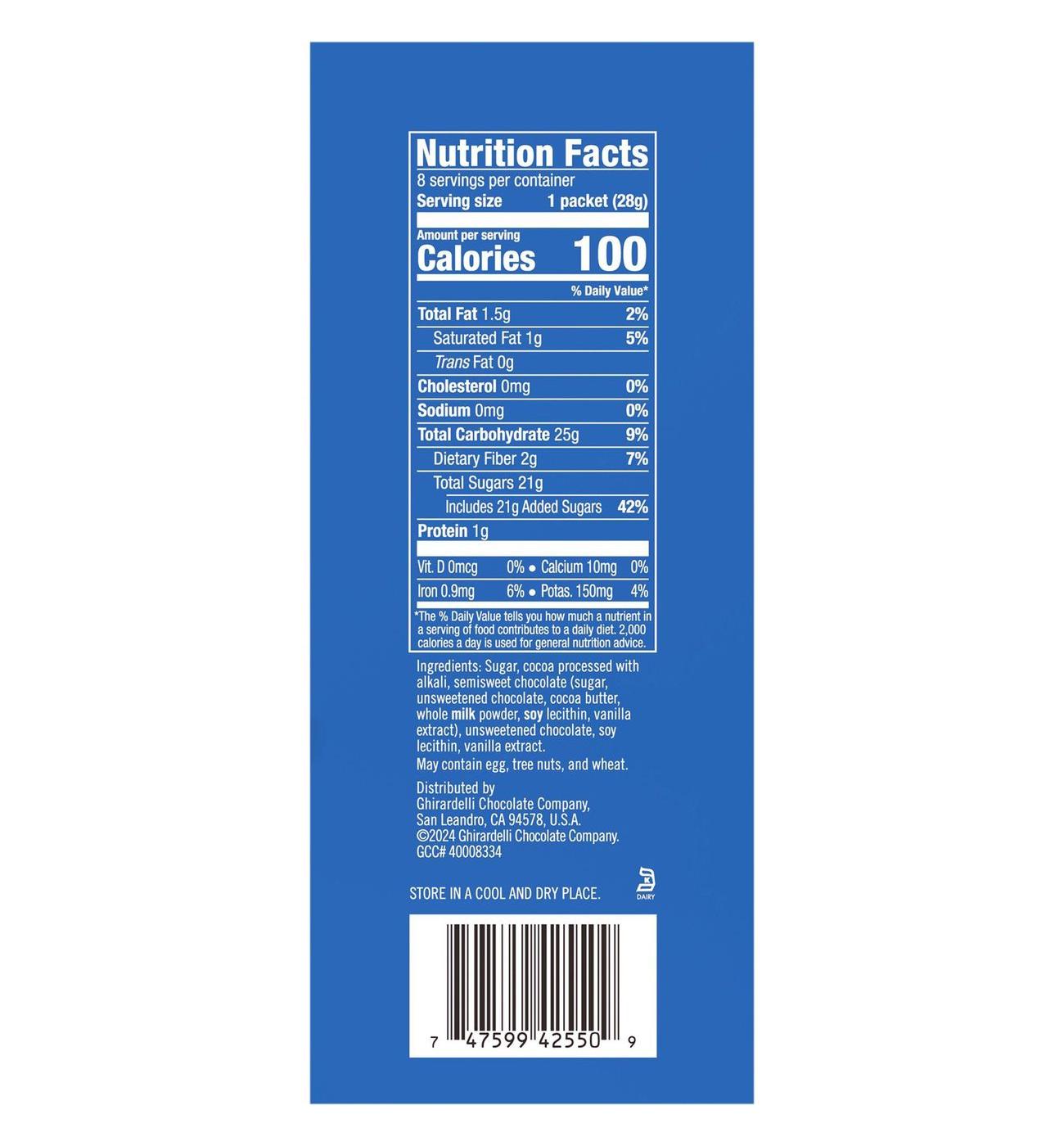 Ghirardelli Classic Hot Cocoa Mix Packets; image 3 of 4