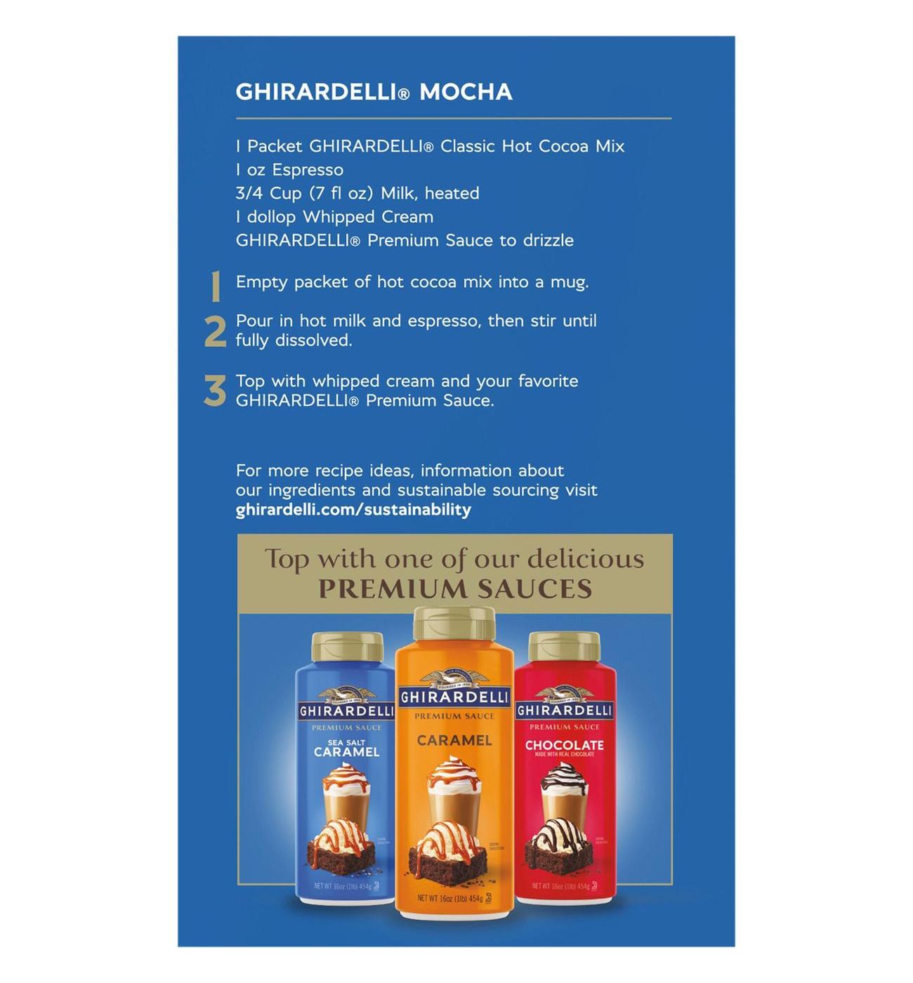 Ghirardelli Classic Hot Cocoa Mix Packets; image 4 of 4