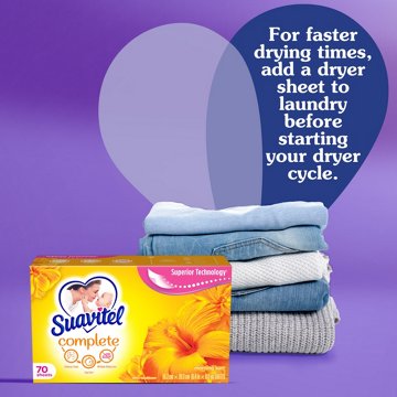 Suavitel Complete Care Fabric Conditioner Dryer Sheets - Morning Sun