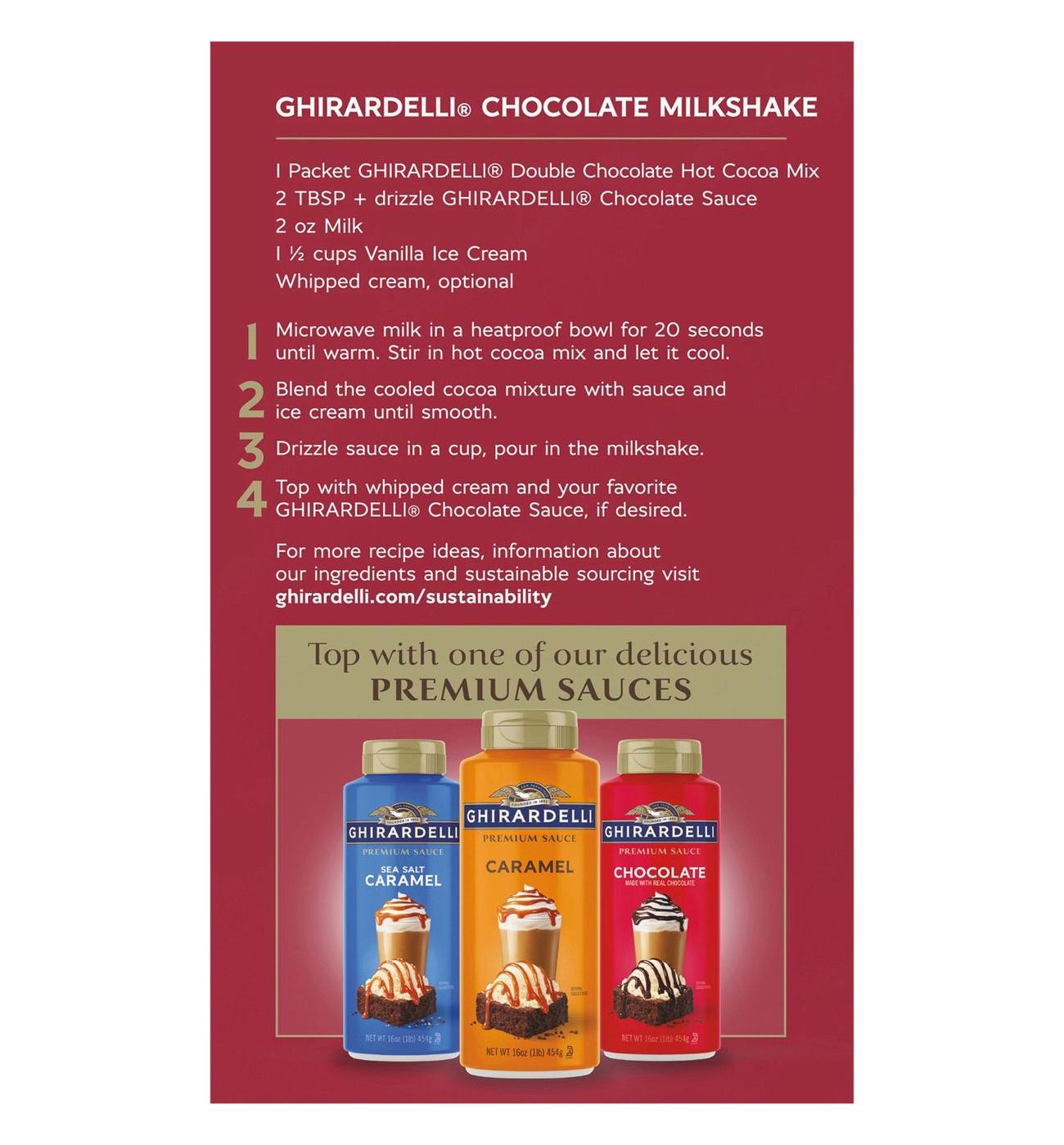 Ghirardelli Ghirardelli Double Chocolate Hot Cocoa Mix; image 2 of 3