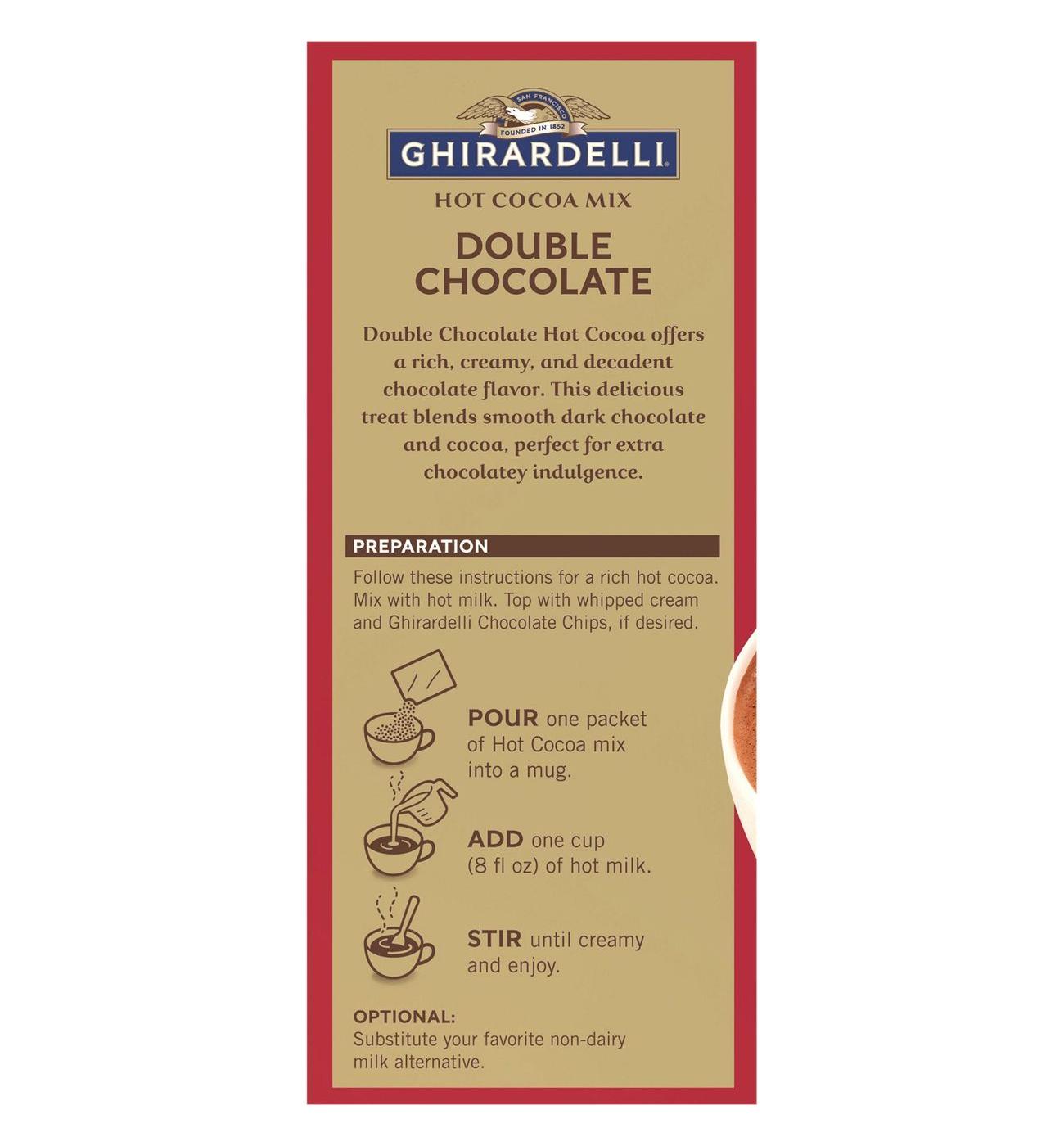 Ghirardelli Ghirardelli Double Chocolate Hot Cocoa Mix; image 3 of 3